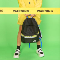 "WARNING" TAPE BACKPACK - Thumbnail 1