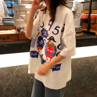 Oversize Pirate Party Printed Tee - Thumbnail 4