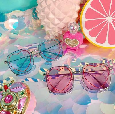 Love Heart Square Sunglasses