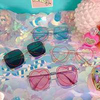 Love Heart Square Sunglasses - Thumbnail 2