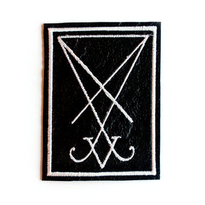Sigil of lucifer - embroidered patch