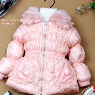 Girls pearl pink jacket