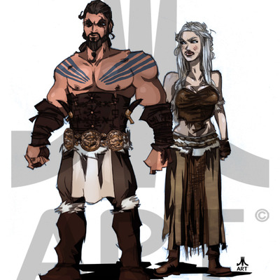 (got 3 of 3) dothraki print