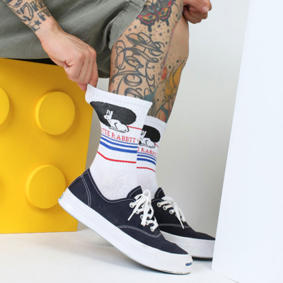 White rabbit socks - Thumbnail 4