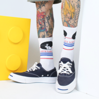WHITE RABBIT SOCKS - Thumbnail 1