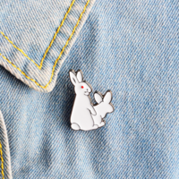 FUXKING RABBITS PIN ( 2 PCS )  - Thumbnail 2