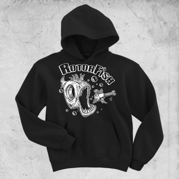 Rotorfish - Wankel / Mazda Rotary Engine Hooded Sweatshirt - Hoodie