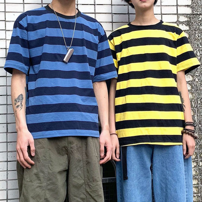 Free Shipping-VINTAGE STRIPED TEE 