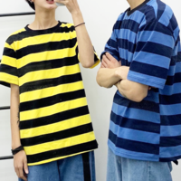 Free Shipping-VINTAGE STRIPED TEE  - Thumbnail 1