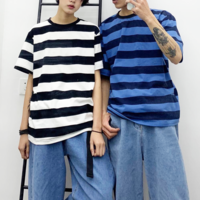 Free Shipping-VINTAGE STRIPED TEE  - Thumbnail 3