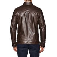 Real Leather Genuine Lambskin Men Jacket Motorcycle Slim Fit Stylish Biker  jacket - Thumbnail 2