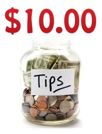 $10 tip