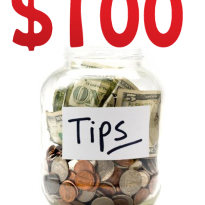 $100 tip
