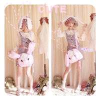 Cute  bear rabbit messenger bag handbag shoulder bag - Thumbnail 3