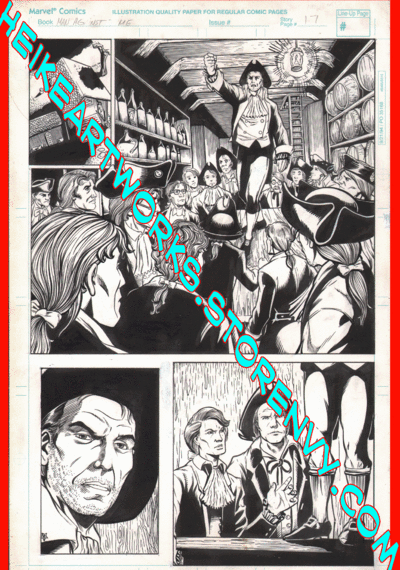 Man Against Time, Original art for issue #3, page 17