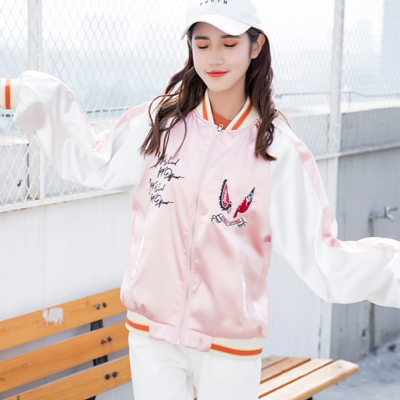 Harajuku fashion crane crane jacket