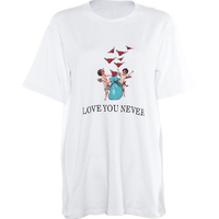 "LOVE YOU NEVER" T SHIRT - Thumbnail 2