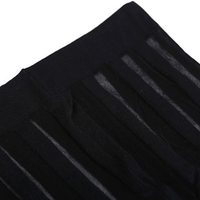 Sexy Black Vertical Stripes Stretchy Stockings Tights - Thumbnail 3