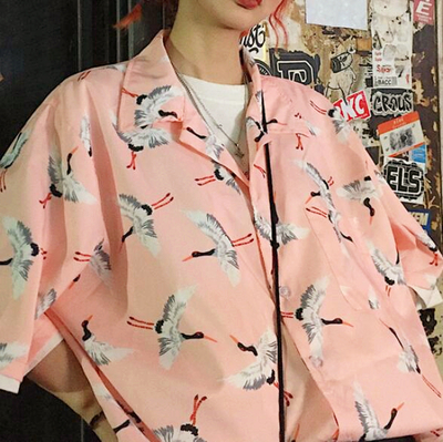 Japanese Crane Blouse