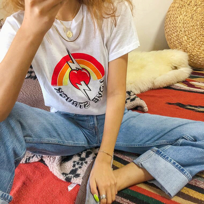 Lightning Love Heart T-shirt