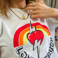 Lightning Love Heart T-shirt - Thumbnail 1