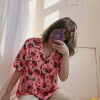 Strawberry Pink Blouse - Thumbnail 4