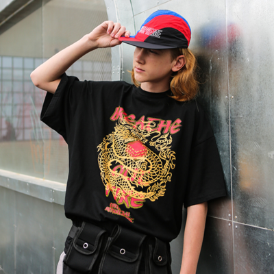 China town breathe out fire t shirt - Thumbnail 5