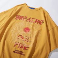 CHINA TOWN BREATHE OUT FIRE T SHIRT - Thumbnail 4