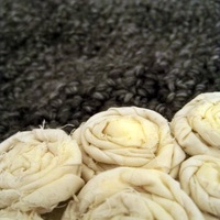 Rosette Handbag -Gray - Thumbnail 1