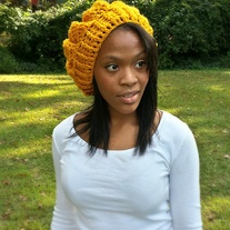 so slouchy beret gold