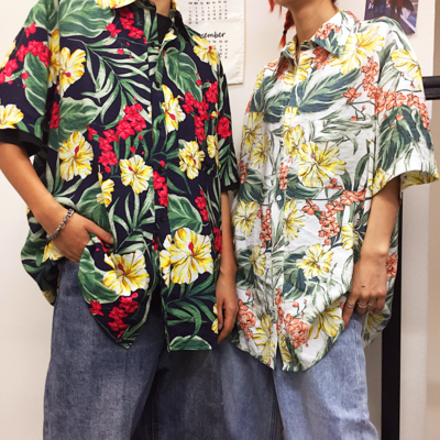 Free Shipping-RETRO FLORAL SHIRT