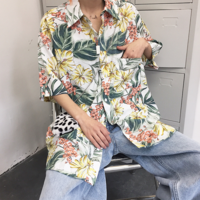 Free Shipping-RETRO FLORAL SHIRT - Thumbnail 2