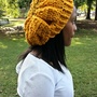 so slouchy beret gold-2