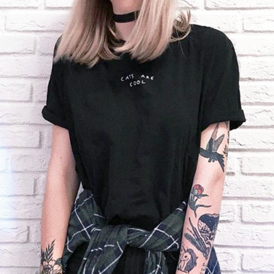 Free shipping-cats are cool tee - Thumbnail 3