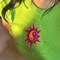 YIN YANG SUN CROPPED TOP - Thumbnail 1