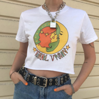 TUNNEL VISION CROPPED TOP - Thumbnail 1