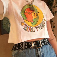 TUNNEL VISION CROPPED TOP - Thumbnail 2