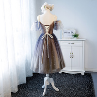 Cute tulle short prom dress, evening dress - Thumbnail 4