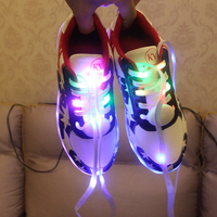 New fashion fluorescent shoes dance shoes colorful luminous shoes - Thumbnail 3