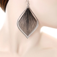 Threaded Wire Earrings - Thumbnail 1