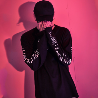 Free Shipping-STREE GOTH ULZZANG LONG SLEEVE TEE
