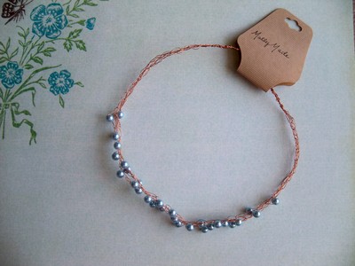 Copper wire necklace