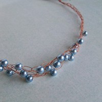 Copper Wire Necklace - Thumbnail 2