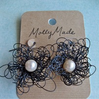 Wire Flower -White - Thumbnail 2