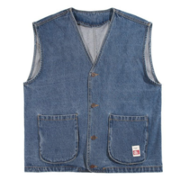 VINTAGE DENIM VEST - Thumbnail 3
