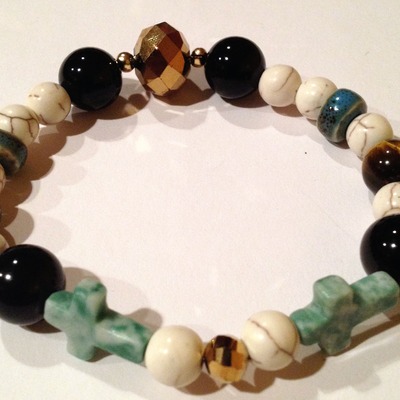 On the cross bracelet