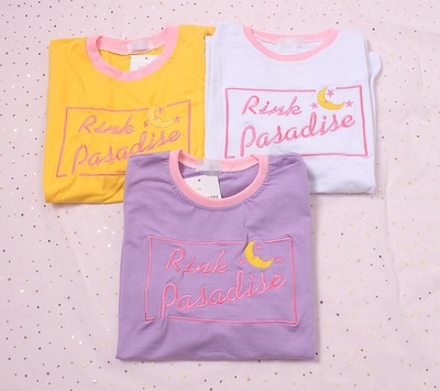 PINK PARADISE RINGER TEE
