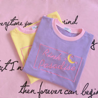 PINK PARADISE RINGER TEE - Thumbnail 2