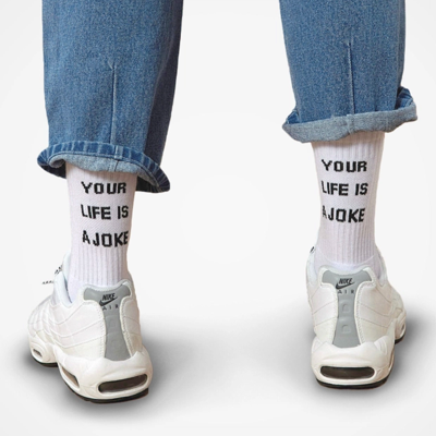 Your life is a joke socks - Thumbnail 5