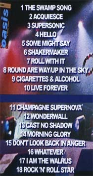 OASIS LIVE AT EARLS COURT,LONDON 5.11. 1995 DVD sold by ROCKTODAY
